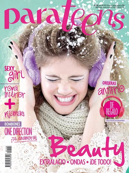 Tapa Revista Para Teens con Stephanie Demner
