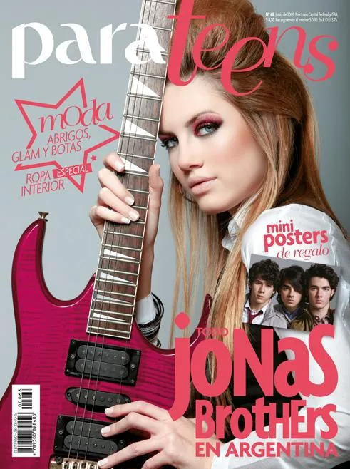 Tapa Revista Para Teens con Stephanie Demner