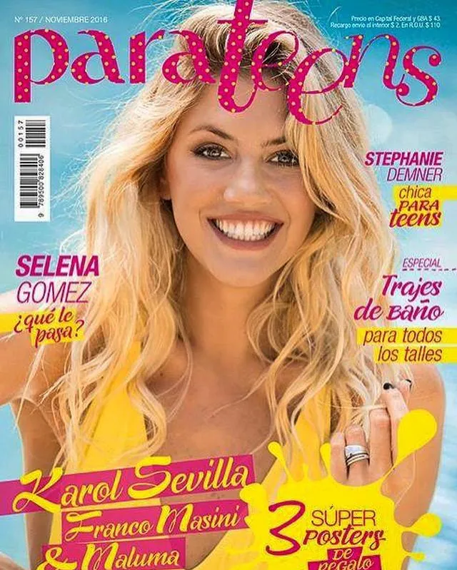 Tapa Revista Para Teens con Stephanie Demner